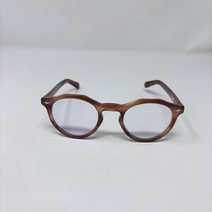 Brown Round Acetate Women's Glasses — Classic Everyday Style